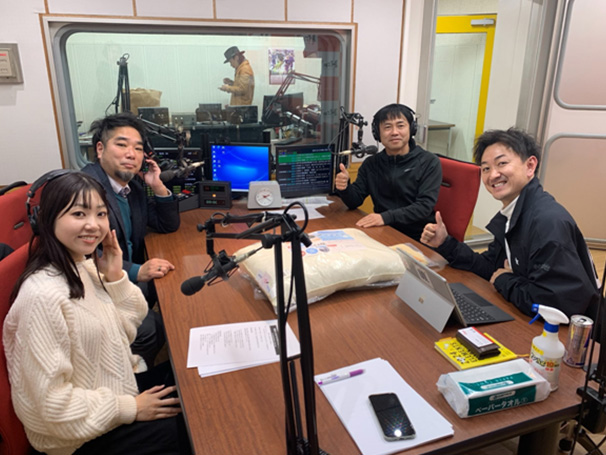 ふとん工場サカイが広島FMの番組で紹介されます